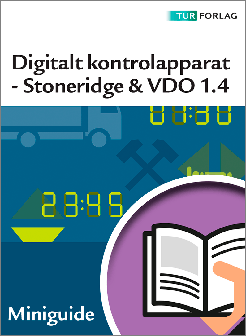 Digitalt kontrolapparat Stoneridge 7 og VDO 1.4